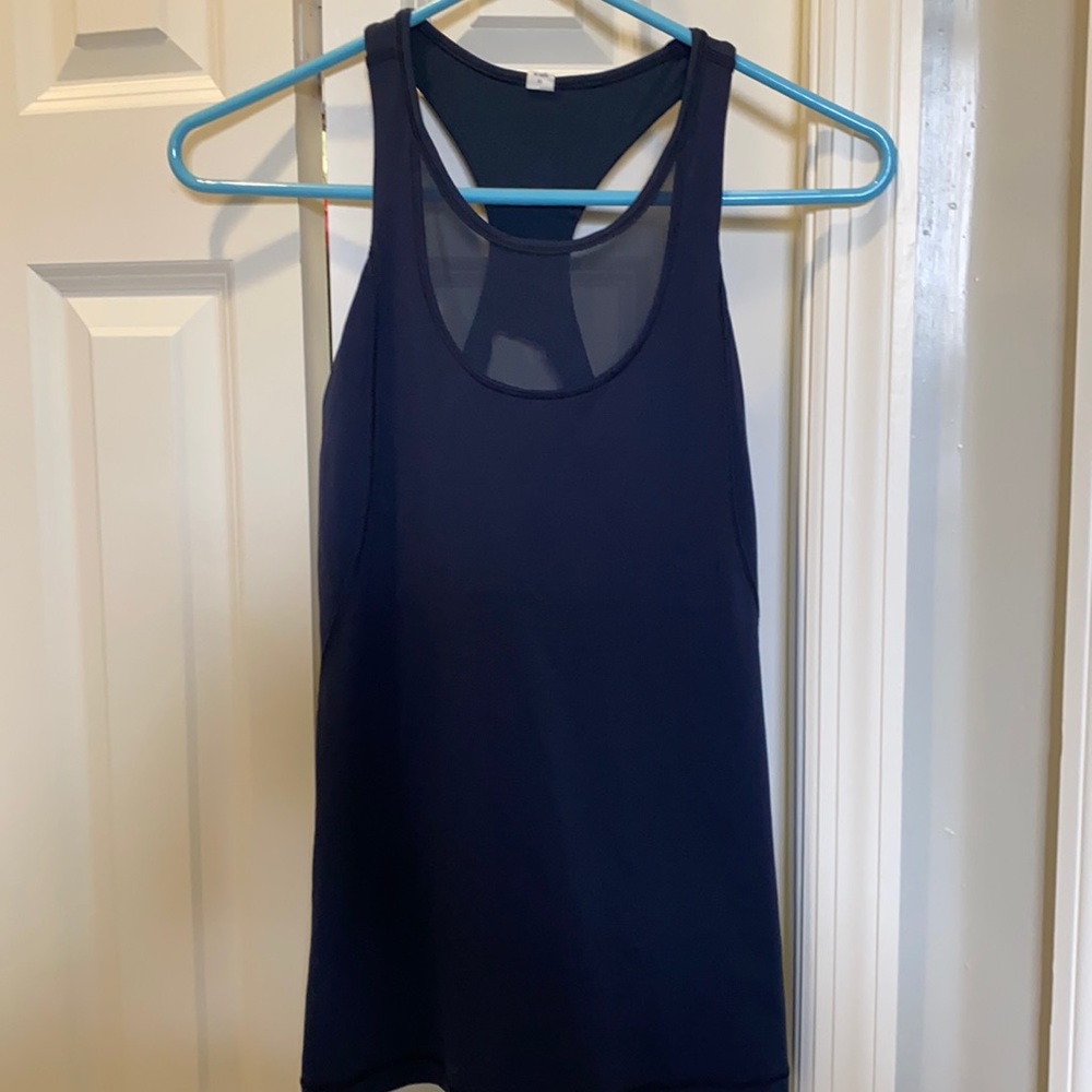 Lululemon Mesh Razorback Tank Built in bra - Picture 2 of 7
